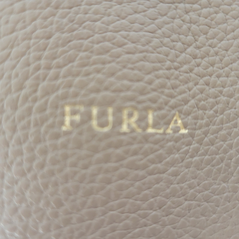 Furla Taupe Leather Tote Bag - Picture 2 of 13